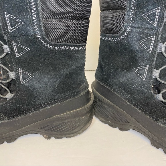The North Face Boots Waterproof Lined Black & White Youth Size 5 - Picture 11 of 14